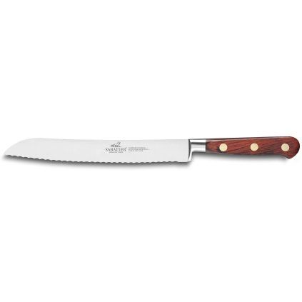 Cuțit de patiserie SAVEUR 20 cm, nituri de alamă, maro, Lion Sabatier