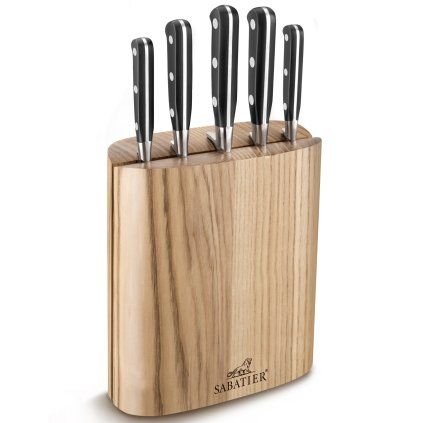 Bloc de cuțite BORNEO, cu cuțite IDÉAL, set de 6, Lion Sabatier