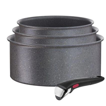 Set de veselă INGENIO NATURAL FORCE L3969002, set de 4 buc, strat antiaderent, Tefal