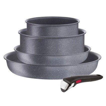 Set de veselă INGENIO NATURAL FORCE L3969053, set de 5 buc, suprafață antiaderentă, Tefal