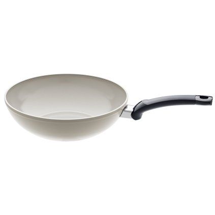 Tigaie Wok CERATAL 28 cm, bej, aluminiu, Fissler