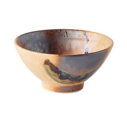 Bol ceramică WABI SABI 450 ml, maro, ceramică, MIJ