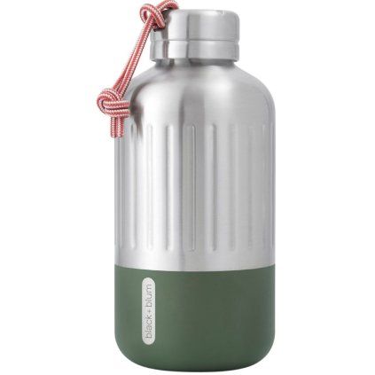 Sticlă pentru apă EXPLORER 650 ml, măsline, oțel inoxidabil, Black+Blum