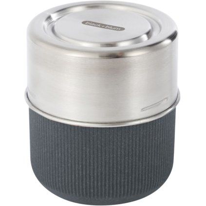 Cutie pentru prânz 450 ml, gri, sticlă, Black+Blum