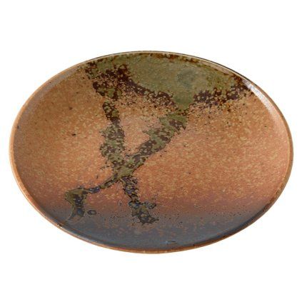 Farfurie pentru cină WABI SABI 25 cm, maro, ceramică, MIJ