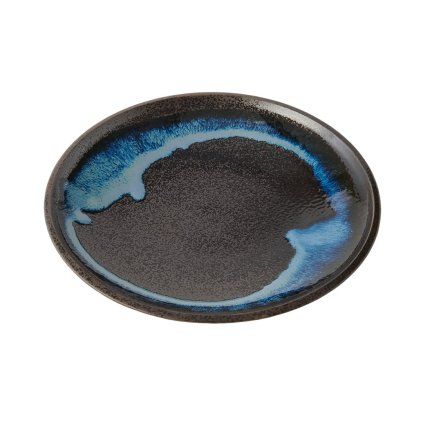 Farfurie pentru aperitive BLUE BLUR 19 cm, albastru, ceramică, MIJ