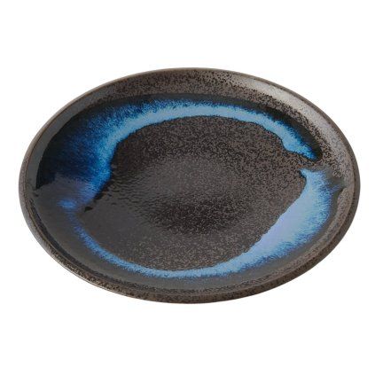 Farfurie Tapas BLUE BLUR 17 cm, albastru, ceramică, MIJ