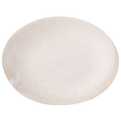 Farfurie pentru cină WHITE FADE 28 cm, alb, ceramică, MIJ