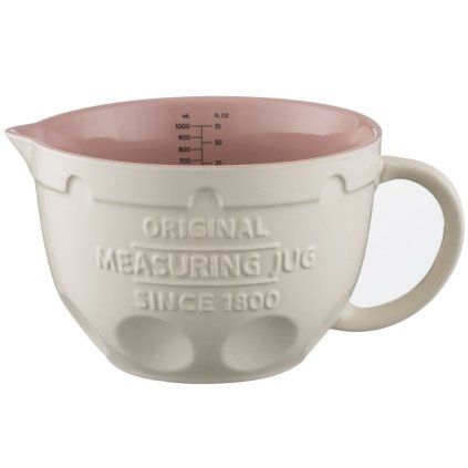 Cană de măsurat INNOVATIVE KITCHEN 1 l, crem, ceramică, Mason Cash