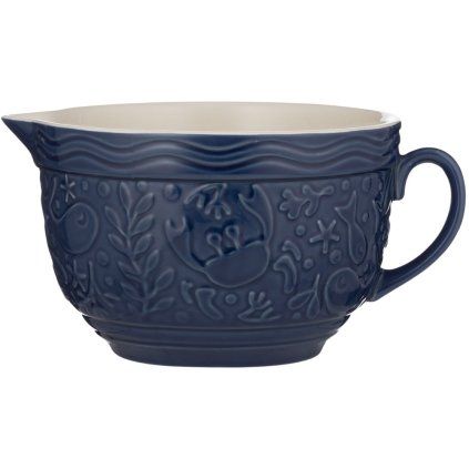 Bol pentru aluat din ceramică NAUTICAL 1,9 l, albastru, gresie, Mason Cash