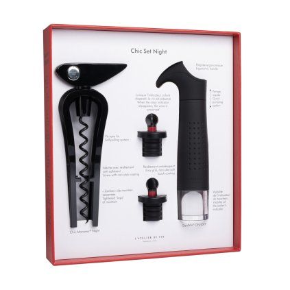 Set de accesorii pentru vin CHIC SET NIGHT, set de 4 buc, L'Atelier du Vin