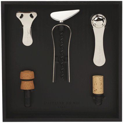 Set de accesorii pentru vin LE RÂTELIER À OUTILS DU VIN, set de 5 buc, L'Atelier du Vin