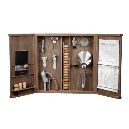 Set de accesorii pentru vin CABINET D'OENO-CURIOSITÉS, set de 16 buc, L'Atelier du Vin
