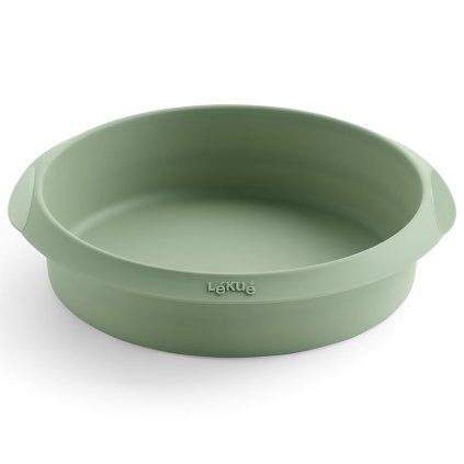 Formă silicon pentru friteuza cu aer cald 20 cm, verde, silicon, Lékué