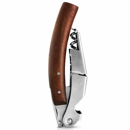 Tirbușon de chelner LIQUID LOUNGE 15 cm, maro, oțel inoxidabil,Eva Trio