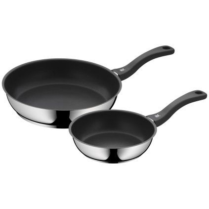 Set de tigăi DEVIL, set de 2 buc, argintiu, oțel inoxidabil, WMF