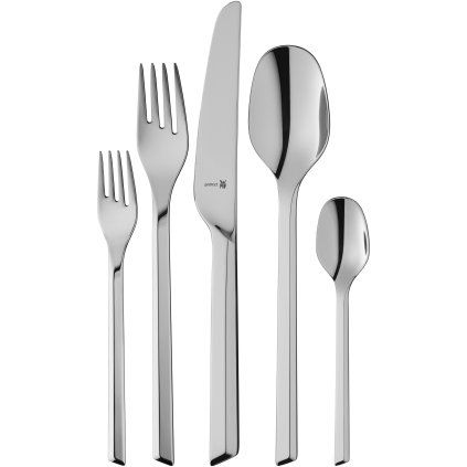 Set de tacâmuri de masă KINEO, set de 30 buc, argintiu, oțel inoxidabil, WMF