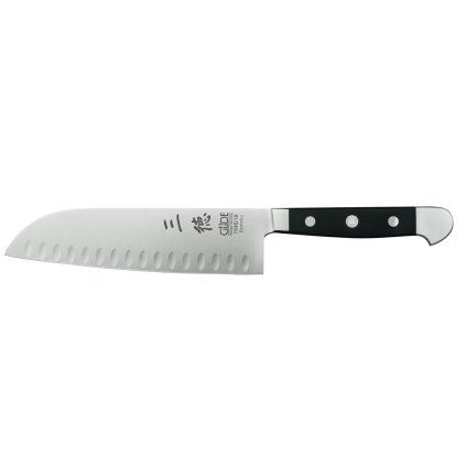 Cuțit Santoku ALPHA POM 18 cm, negru, Güde