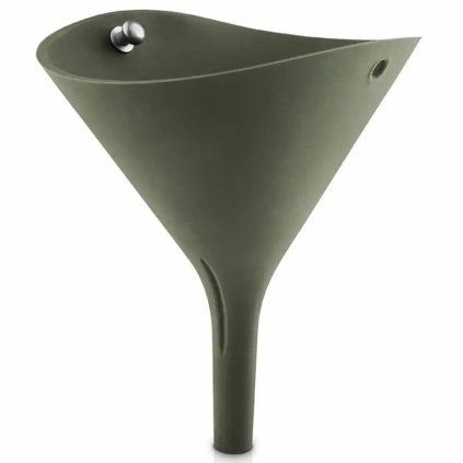 Pâlnie bucătărie GREEN TOOLS 15 cm, verde, silicon, Eva Trio