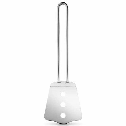 Turnător de bucătărie SHORT 24 cm, argintiu, oțel inoxidabil, Eva Trio