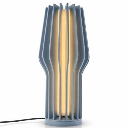 Lampă de masă portabilă RADIANT 25 cm, LED, albastru prăfuit, plastic, Eva Solo