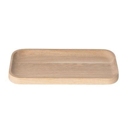 Tavă de servire OKU 25 x 12,5 cm, maro, lemn, Blomus