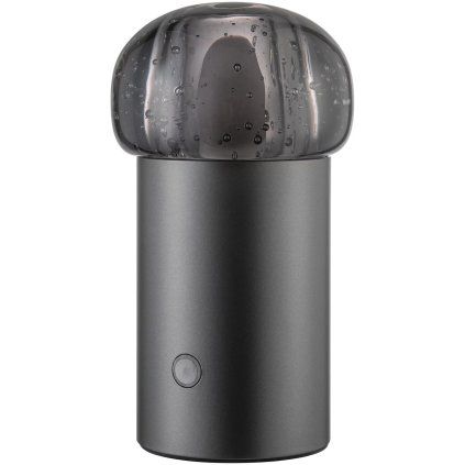 Lampă de masă portabilă IRIS 18 cm, LED, gunmetal, aluminiu, Blomus