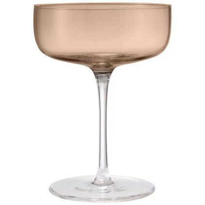 Pahar pentru șampanie FUUMI 280 ml, set de 4 buc, cafea, sticlă, Blomus