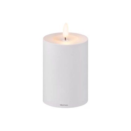 Lampă de birou NOCA 10 cm, LED, gri deschis, plastic, Blomus
