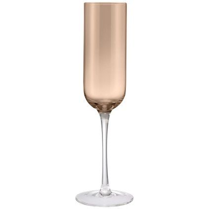 Pahar pentru șampanie FUUMI 220 ml, set de 4 buc, cafea, sticlă, Blomus
