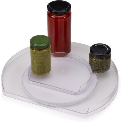 Organizator pentru frigider FRIDGESTORE 851666 33 cm, alb, plastic, Joseph Joseph