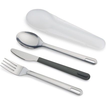 Set de tacâmuri de masă GOEAT 81126, travel, set de 3 buc, nerezová ocel, Joseph Joseph