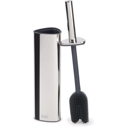 Perie pentru toaletă FLEX 360 LUXE 70583 44 cm, argintiu, oțel inoxidabil, Joseph Joseph