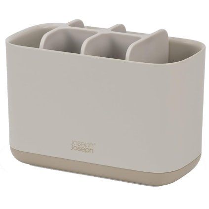 Cupa pentru periuță de dinți EASYSTORE 70575 ecru, plastic, Joseph Joseph