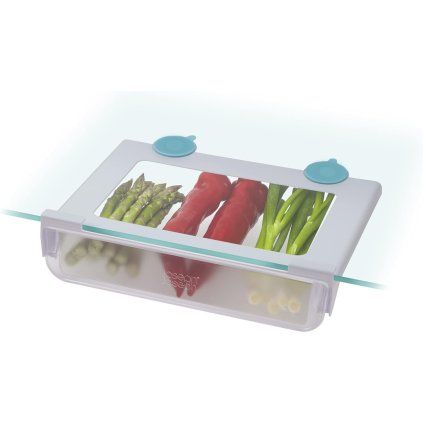 Organizator pentru frigider FRIDGESTORE 851664 31 cm, alb, plastic, Joseph Joseph