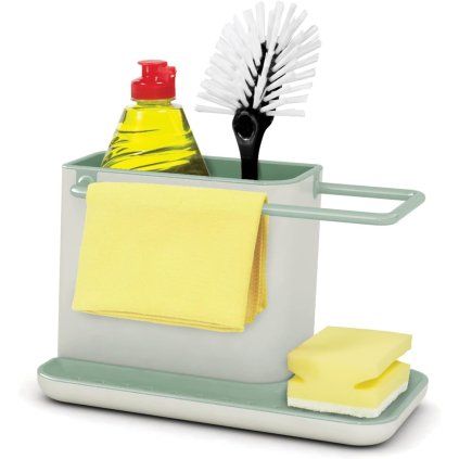 Suport pentru chiuvetă CADDY 851649 21 cm, verde, plastic, Joseph Joseph