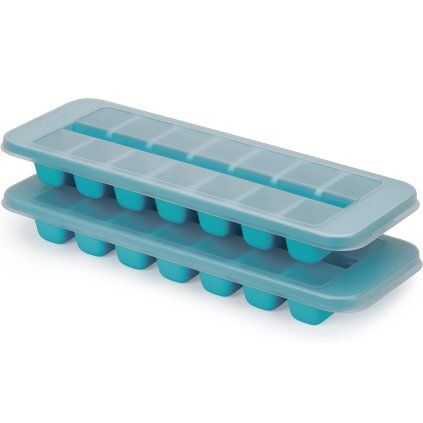 Formă pentru cuburi de gheață EASY-FILL 20197 33 cm, set de 2, albastru, plastic, Joseph Joseph