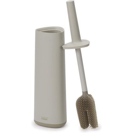 Perie de toaletă FLEX 360 70573 43 cm, ecru, plastic, Joseph Joseph