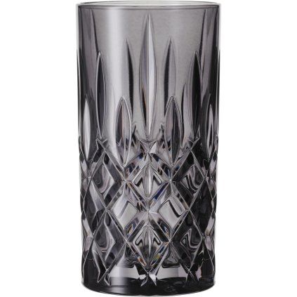 Pahar înalt pentru băuturi NOBLESSE COLORS 395 ml, set de 2 buc, fum, Nachtmann