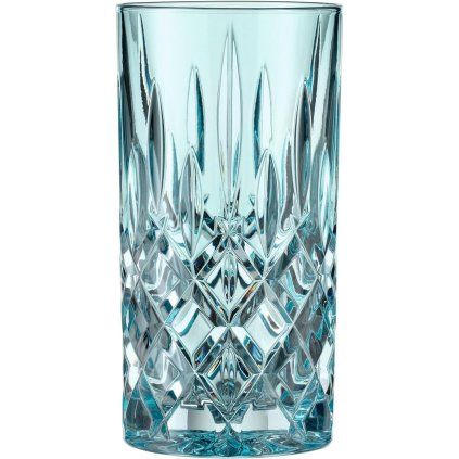 Pahar înalt pentru băuturi NOBLESSE FRESH COLORS 395 ml, set de 2 buc, albastru, Nachtmann