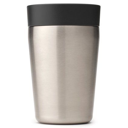 Cană termos MAKE & TAKE 200 ml, gri închis, din oțel, Brabantia