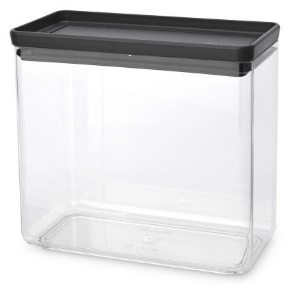 Recipient pentru depozitarea alimentelor TASTY PLUS 3,5 l, gri închis, plastic, Brabantia