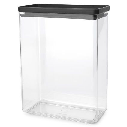 Recipient pentru depozitarea alimentelor TASTY PLUS 5,4 l, gri închis, plastic, Brabantia