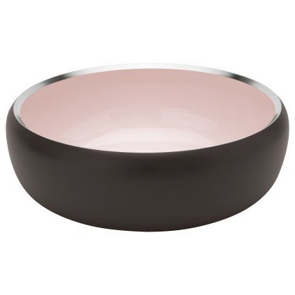 Bol de fructe ORA 30 cm, pulbere închisă, oțel inoxidabil, Stelton