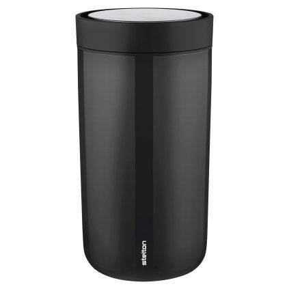 Cană de călătorie TO GO CLICK 200 ml, negru, Stelton
