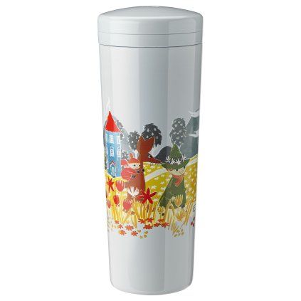 Sticlă termos CARRIE 500 ml, albastru deschis, oțel inoxidabil, Stelton