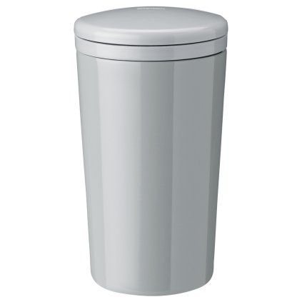 Cană termos CARRIE 400 ml, gri deschis, oțel inoxidabil, Stelton