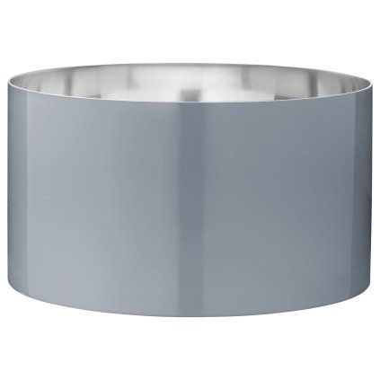 Bol pentru salată ARNE JACOBSEN 24 cm, albastru fumuriu, oțel inoxidabil, Stelton
