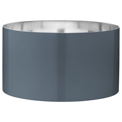 Bol pentru salată ARNE JACOBSEN 24 cm, albastru oceanic, oțel inoxidabil, Stelton