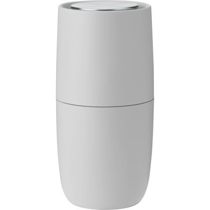 Râșniță pentru sare NORMAN FOSTER 13 cm, gri deschis, plastic, Stelton